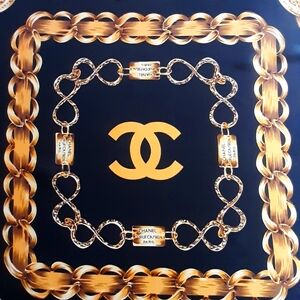 🌟🥂REDUCED🥂🌟 Chanel Silk Scarf - Vintage 1980s